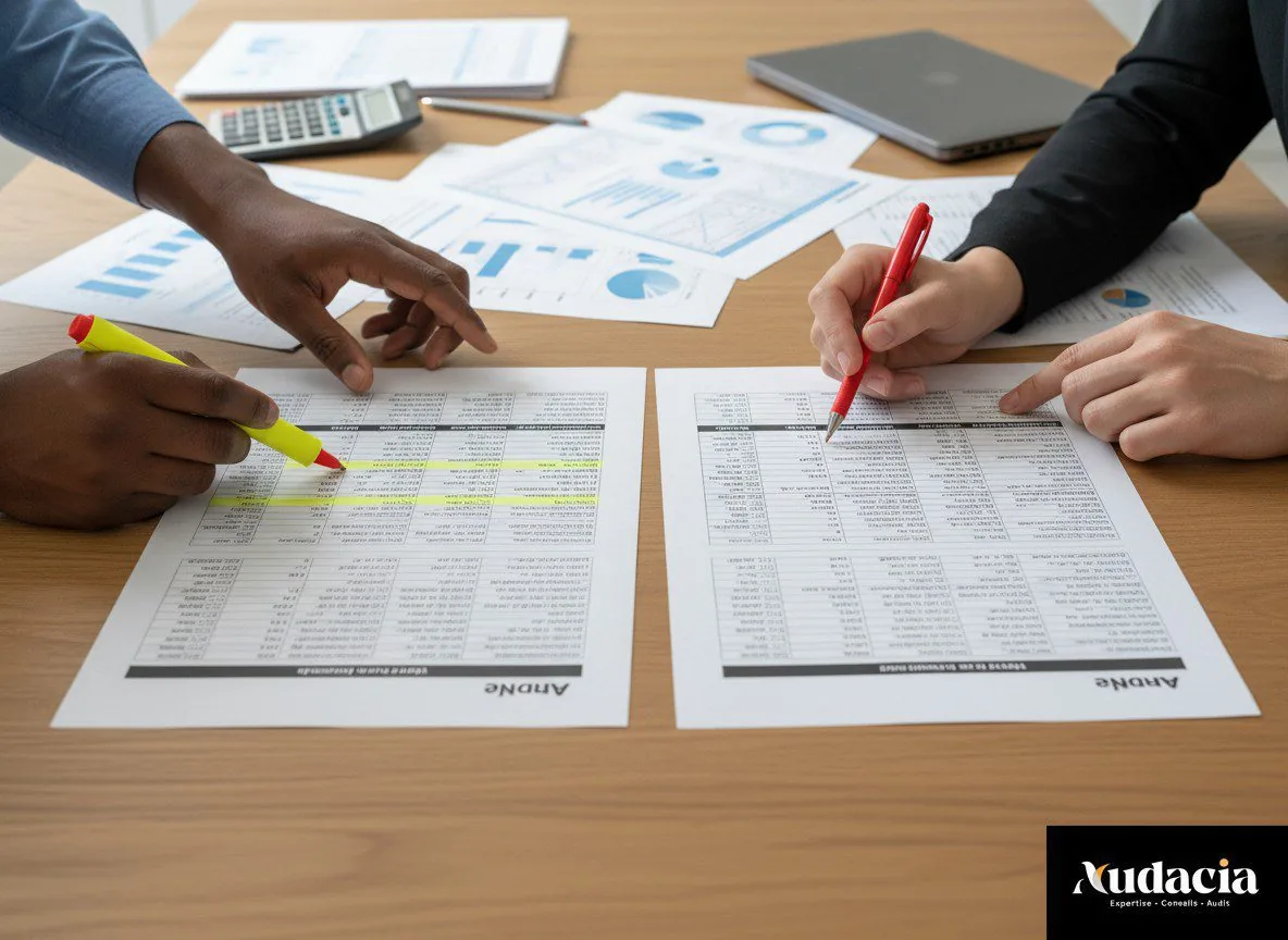 Analyse contradictoire d'un dossier d'audit au cabinet Audacia
